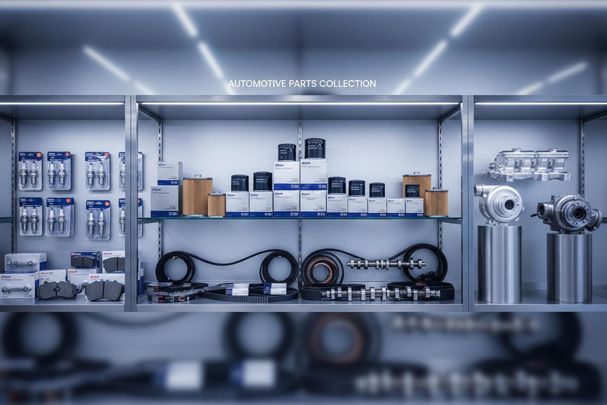 Auto parts collection banner